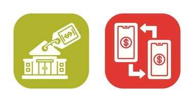 de location et transaction icône vecteur