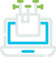 conception d'icône créative de produit vecteur