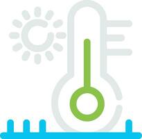 conception d'icône créative à haute température vecteur