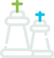 conception d'icône créative d'échecs vecteur