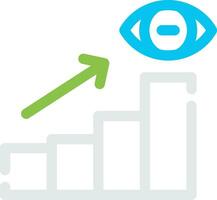 conception d'icône créative de vision vecteur