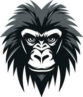 primate monarque joint babouin clan insigne vecteur