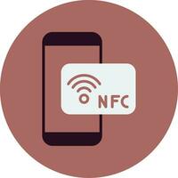 nfc vecteur icône