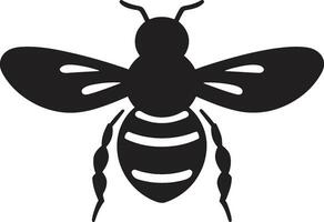 minimaliste abeille icône mon chéri abeille majesté insigne vecteur