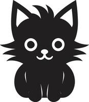 panthères la grâce logo minimaliste chat bondir vecteur