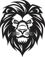 royal rugir noir vecteur Lion logo le majestueux emblème de excellence féroce souverain noir Lion icône gracieux dominance dans conception
