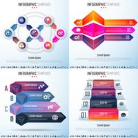 Modèle de conception d&#39;infographie vecteur