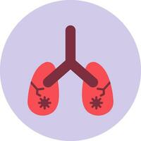 icône de vecteur de poumons
