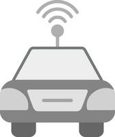 icône de vecteur de voiture autonome