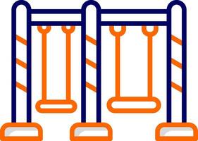 icône de vecteur de balançoire