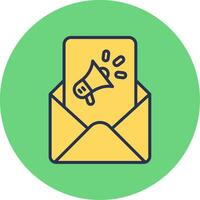 icône de vecteur de marketing par e-mail