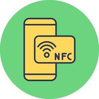 nfc vecteur icône