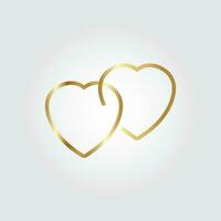 Valentin cœur symbole conception de Valentin, mariage journée carte de romantique, l'amour thème. vecteur illustration