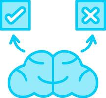 icône de vecteur de prise de décision