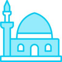 le prophètes mosquée vecteur icône
