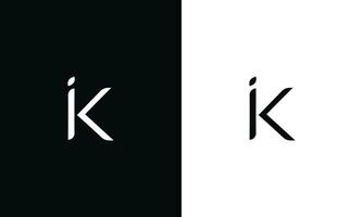 je ki je k initiale lettre luxe-premium logo. vecteur