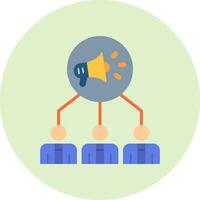 icône de vecteur de relations publiques