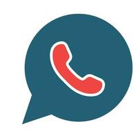 WhatsApp vecteur glyphe deux Couleur icône pour personnel et commercial utiliser.
