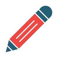 crayon vecteur glyphe deux Couleur icône pour personnel et commercial utiliser.