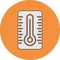 icône de vecteur de thermomètre