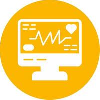 icône de vecteur d'électrocardiogramme