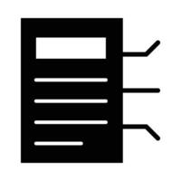 intelligent contrats vecteur glyphe icône pour personnel et commercial utiliser.