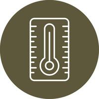 icône de vecteur de thermomètre