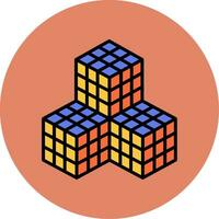 cubes vecteur icône