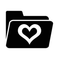 l'amour vecteur glyphe icône pour personnel et commercial utiliser.