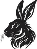 noir lièvre vecteur logo une intemporel et classique logo pour votre marque noir lièvre vecteur logo une audacieux et frappant logo pour votre affaires