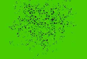modèle vectoriel vert clair avec des formes de memphis.