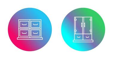 cabinet et affaires icône vecteur