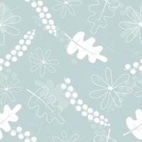 fond transparent motif floral abstrait vecteur