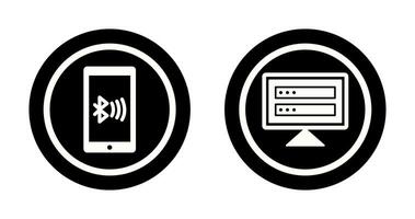 connecté dispositif et corrompu Les données icône vecteur