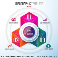 Modèle de conception d&#39;infographie vecteur