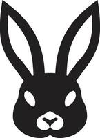 lisse lapin silhouette conception moderne lapin symbolique joint vecteur