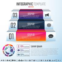 Modèle de conception d&#39;infographie vecteur