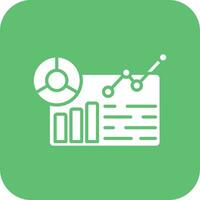 Les données rapports vecteur icône