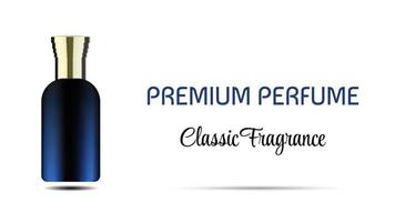 objet vectoriel de parfum premium