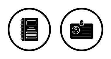 carnet et collation aux cartes et argent icône vecteur