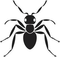 complexe fourmi icône noir vecteur logo éclat fourmi silhouette dans noir une vecteur logo merveille