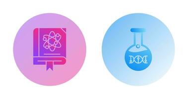 science et ADN icône vecteur