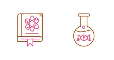 science et ADN icône vecteur