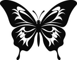 ébène excellence dans la nature iconique élégance sculpté papillon icône ailé merveille vecteur