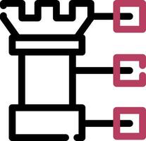 conception d'icônes créatives de stratégie vecteur