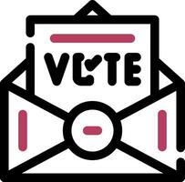 voter la conception d'icônes créatives vecteur