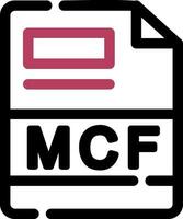 mcf Créatif icône conception vecteur