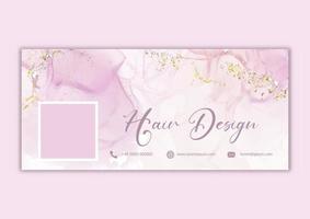 conception de couverture facebook aquarelle 2107 vecteur