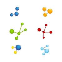 conception d'illustration vectorielle de molécule