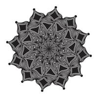 mandala relaxant adulte créatif mystique décoratif design floral vecteur